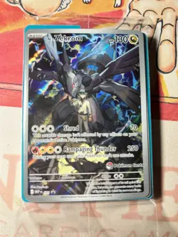 Pokemon N’s Zekrom 031 Promo Pokemon Center Stamped SEALED Two Cards W/ Dividers - Image 1