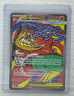 CARD POKEMON ASCESA EROICA MEGA HAWLUCHA EX 268/217 ITA NEAR MINT - Image 1
