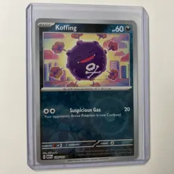 Koffing 109/165 Reverse Holo Scarlet & Violet 151 Pokemon Card Common NM-Mint - Image 1