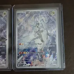 Pokemon TCG 2 Card Lot Reshiram Journey Together 167/159 Basic Regular - Image 3