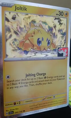 JOLTIK 050/142, GALVANTULA 002/064, HOLO, STAMPED PRIZE PACK7 POKEMON CARDS (NM) - Image 5