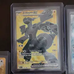 Pokemon TCG 5 Card Lot Terapagos EX, Zekrom EX, Articuno, Palafin, Slakoth - Image 3