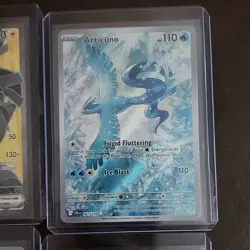 Pokemon TCG 5 Card Lot Terapagos EX, Zekrom EX, Articuno, Palafin, Slakoth - Image 4