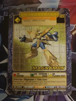 Digimon Card Magnamon ST-160 Digi-Battle Card NM - Image 1