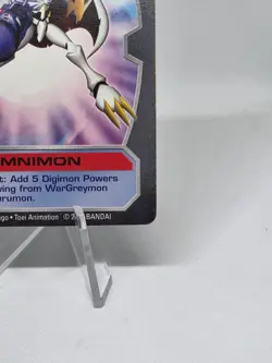 Digimon D-Tector OMNIMON Card 1st Edition 2002 Bandai DT-31 MEGA, YGELU, Vintage - Image 5