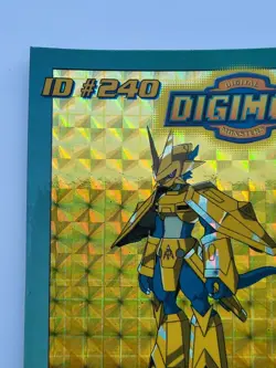 DP 350 Magnamon ID# 240 Bandai Digimon Card 1999 Foil - Image 2