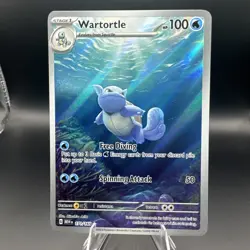 Wartortle 171/165 Holo Illustration Rare Scarlet & Violet 151 Pokemon Card - Image 1