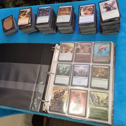 14 Pages of MODERN MTG Cards Collection in Binder. And 1,000+ Random Magic Cards - Image 1