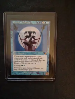 MTG Decree of Silence, Scourge release, RARE, VG condition from 2003 - Image 1