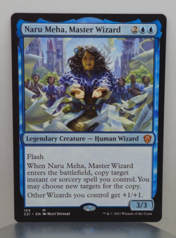 Naru Meha, Master Wizard - C21 - 124 - Commander 2021 - Image 1
