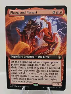 Plargg and Nassari (Extended Art) MTG March of the Machine: The Aftermath Reg - Image 1