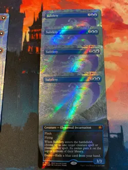 MTG Modern Horizons 3 Subtlety Textured Foil x 4 - Image 1