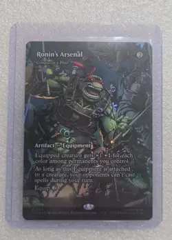 magic the gathering tmnt Ronin’s Arsenal Borderless foil - Image 1