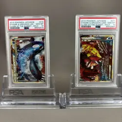 Pokemon Card PSA 10 Kyogre & Groudon Legend 71/80 & 70/80 Unlimited Japanese - Image 1