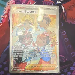 Pokemon Paldean Student 230/091 SV: Paldean Fates Ultra Rare Trainer Holo Engli… - Image 1