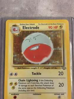 Pokemon Vintage Holo Electrode 2/64 Jungle WotC 1999-LP - Image 3