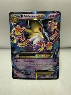 M Alakazam EX 26/124 Fates Collide Holo Ultra Rare Pokemon TCG - Image 1