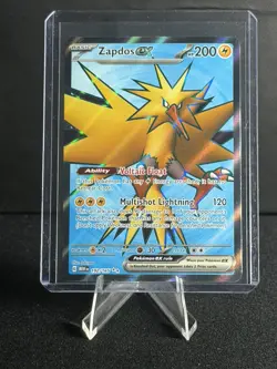 Pokemon TCG Zapdos ex Scarlet & Violet-151 192/165 Holo Ultra Rare - Image 1