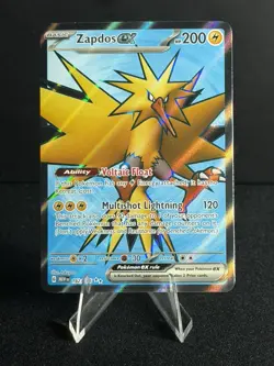 Pokemon TCG Zapdos ex Scarlet & Violet-151 192/165 Holo Ultra Rare - Image 3