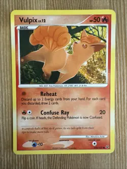 Vulpix 102/127 Platinum Common Pokemon NM - Image 1