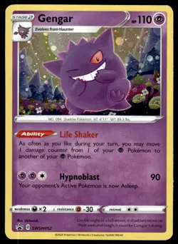 Pokemon TCG SWSH Promos #SWSH052 Gengar LP - Image 1