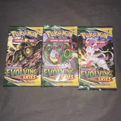 Pokemon TCG Evolving Skies Sleeved Booster Pack ✨ NEW FACTORY SEALED - Image 1