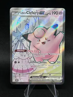 Pokemon TCG: Scarlet & Violet- Journey Together JTG 173/159 Lillie’s Clefairy ex - Image 1