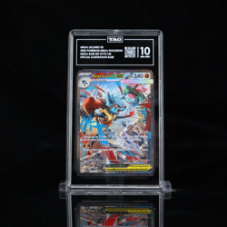 Pokemon Mega Lucario EX 179/132 Me01 Special Illustration Rare Holo TAG 10 - Image 1