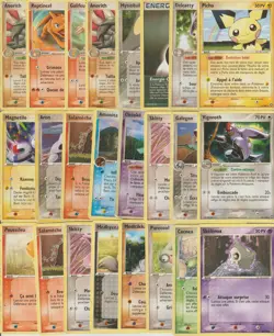 Lot 24 anciennes cartes POKEMON 2007 EX-GOOD EX Gardiens du Pouvoir Pichu 21/108 - Image 1