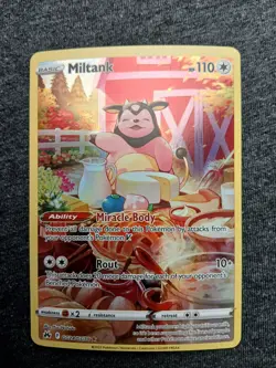 Pokemon TCG Miltank GG24/GG70 Crown Zenith: Galarian Gallery Full Art Holo - Image 1