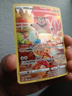 Pokemon TCG Miltank GG24/GG70 Crown Zenith: Galarian Gallery Full Art Holo - Image 3