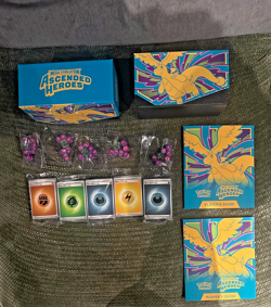 Pokemon TCG bundle joblot / Empty Ascended Heroes ETBs x 2 + Mega Charizard UPC - Image 1