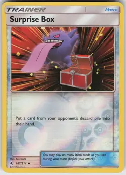 Pokemon Surprise Box 187/214 SM - Unbroken Bonds Uncommon NM - Image 1