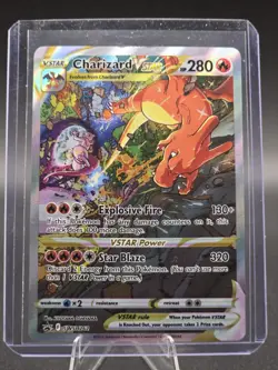 2022 Pokemon SWORD&SHIELD BLACK STAR PROMO CHARIZARD VSTAR SWSH262 - Image 1