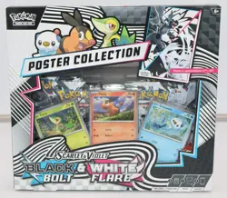 Pokemon Black Bolt And White Flare Unova Poster Collection Box | FACTORY SEALED - Image 1