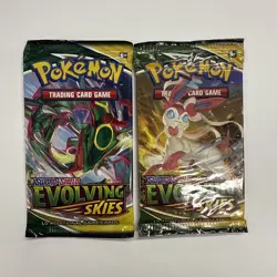 Pokemon Evolving Skies Booster Packs LOT OF 2 TCG English SEALED - Image 1