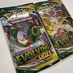 Pokemon Evolving Skies Booster Packs LOT OF 2 TCG English SEALED - Image 2