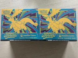 2X Ascended Heroes Pokemon Center Exclusive Elite Trainer Box Factory Sealed - Image 1