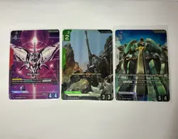 Gundam Card Game TCG - 3 Card ALT ART Lot - Dynames, Bertigo, Graze Ritter - Image 1