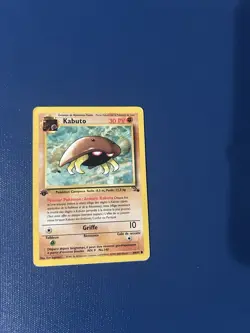 1st Edition Kabuto 50/62 French | Non Holo Vintage Fossil Pokemon Card - Image 2