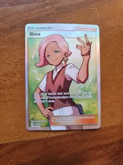 Pokemon Card TCG - Ilima 146/149 Full Art Trainer - Sun & Moon Base Set Waifu - Image 3
