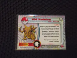 Kadabra #64 Topps Black Label Non Foil Pokemon Card NM/LP - Image 2
