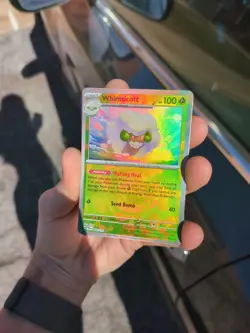 Whimsicott Evolutions Pokemon TCG Card Master Ball Holo Prismatic 008/131 - Image 2