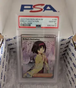 Pokemon Erika's Invitation Full Art Trainer Card PSA 10 Gem Mint! - Image 1