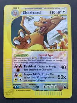 Charizard 146/144 Skyridge Reverse Holo Rare Pokemon Card ING - Image 1