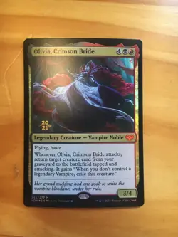 Mtg Release Promos Innistrad Crimson Vow Olivia, Crimson Bride FOIL NM - Image 1