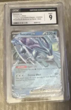 Pokemon CGC 9 Suicune ex Trading Card Game Classic 010/034 Holo EX 2023 - Image 1