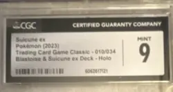 Pokemon CGC 9 Suicune ex Trading Card Game Classic 010/034 Holo EX 2023 - Image 2