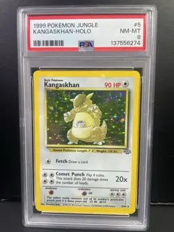 PSA 8 - 1999 POKEMON JUNGLE #5 KANGASKHAN-HOLO - Image 1