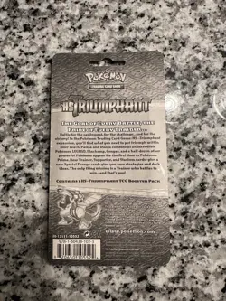 Pokemon TCG HS Triumphant Sealed Blister Pack - Image 2